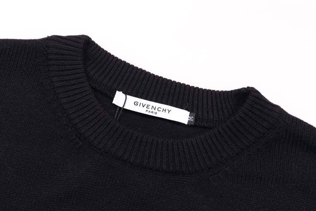 Minimal Square Logo Knit Sweater