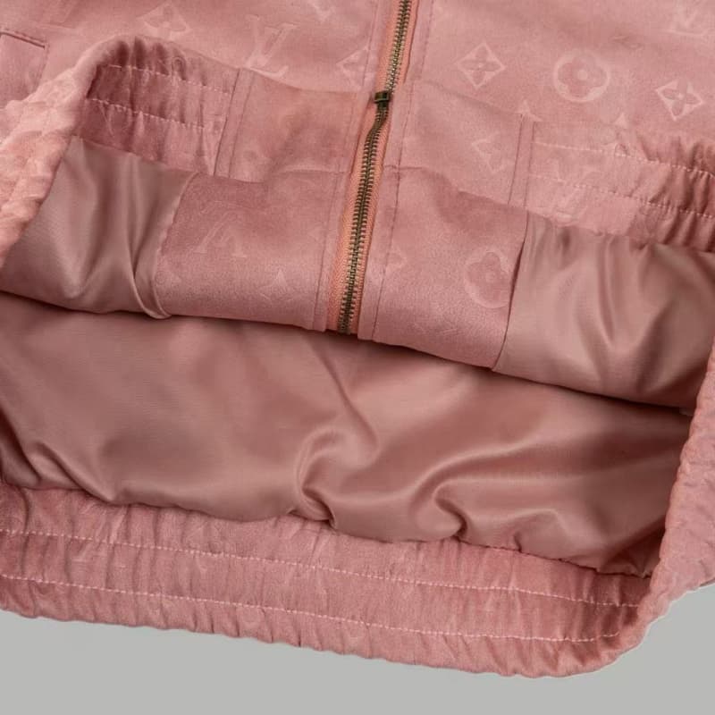 LOUIS VUITTON-2025 Best Selling Embossed Suede Jacket