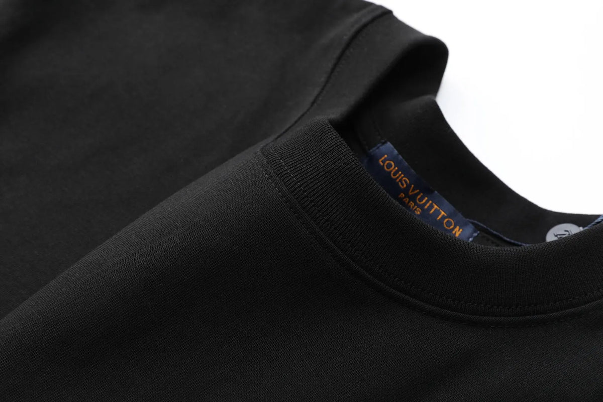 Broken Letter Print T-shirt
