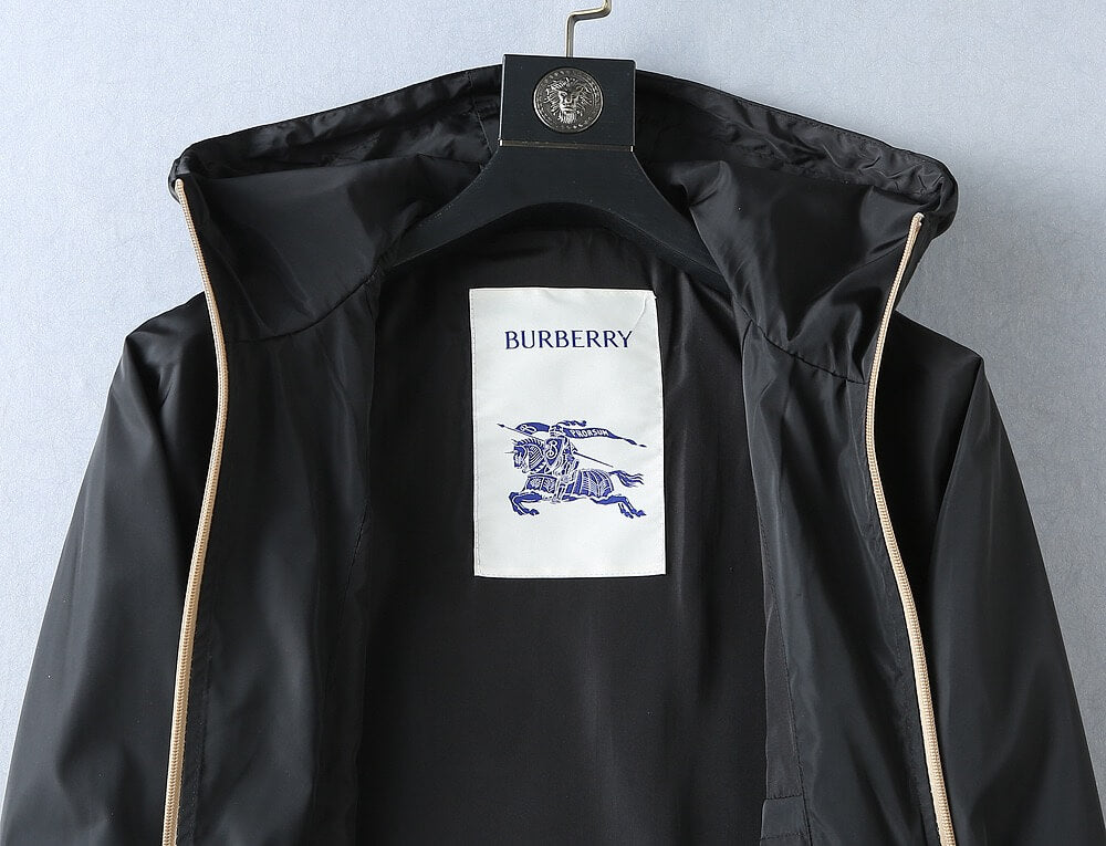 Horse Emblem Casual Hooded Jacket