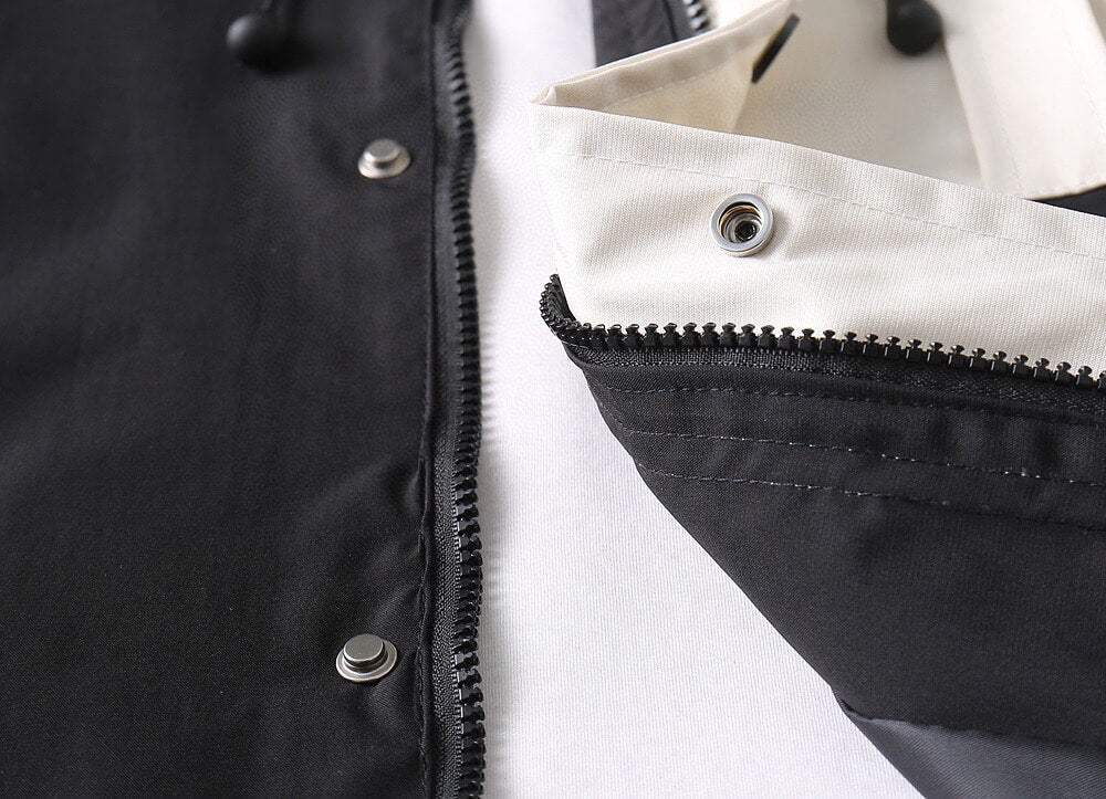 Contrast Pocket Hooded Jacket
