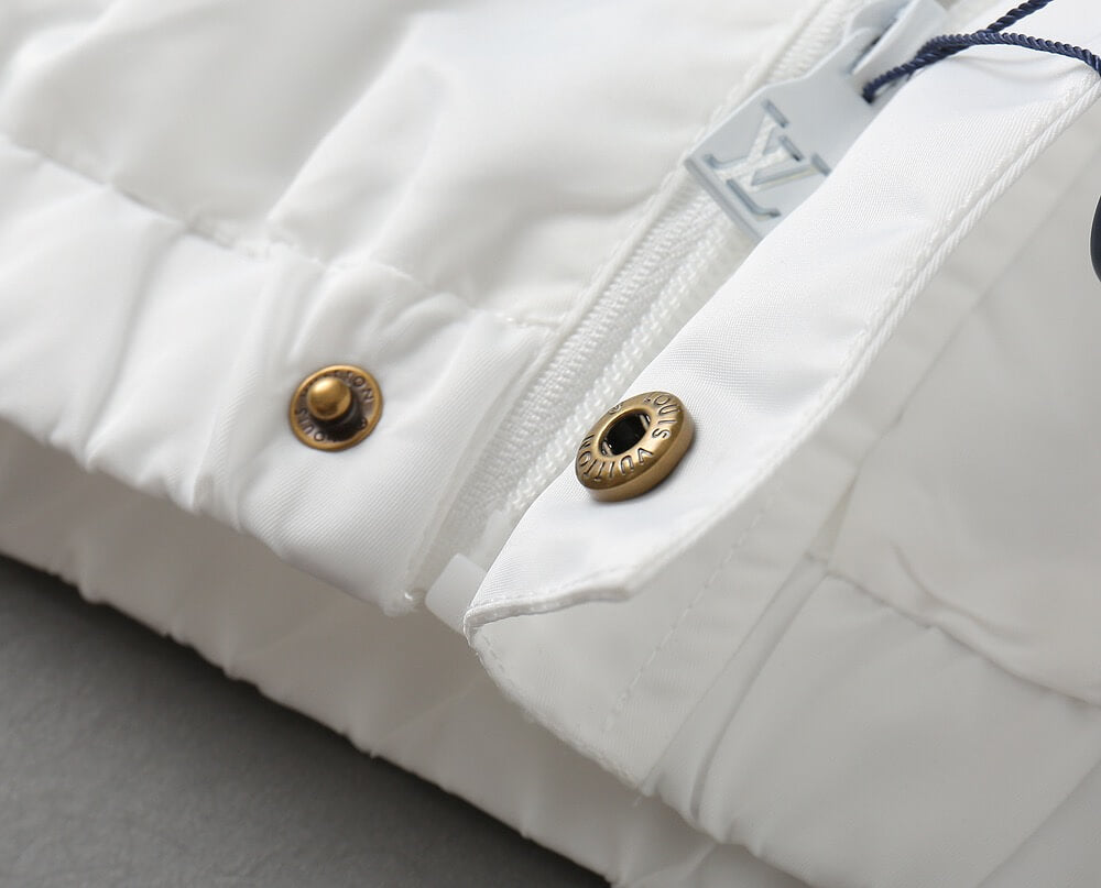 Button Placket Hooded Utility Jacket