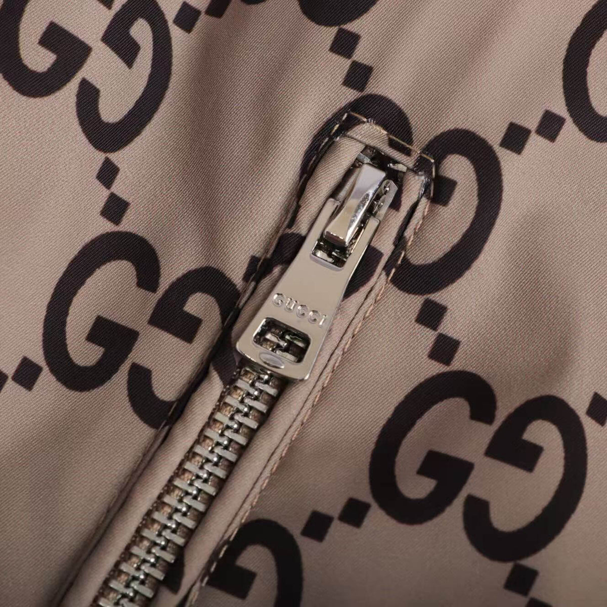 Double G All-Over Print Hooded Jacket