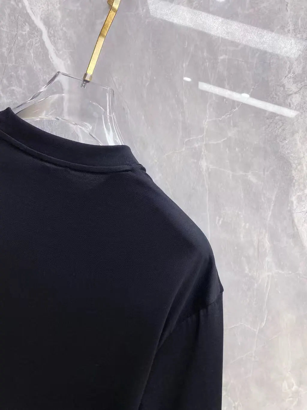Gold Badge Print T‑Shirt