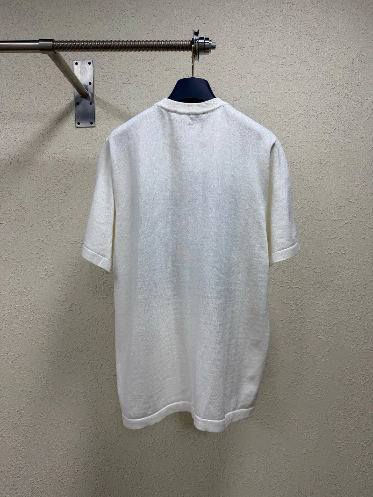 Checkerboard Knit T-shirt