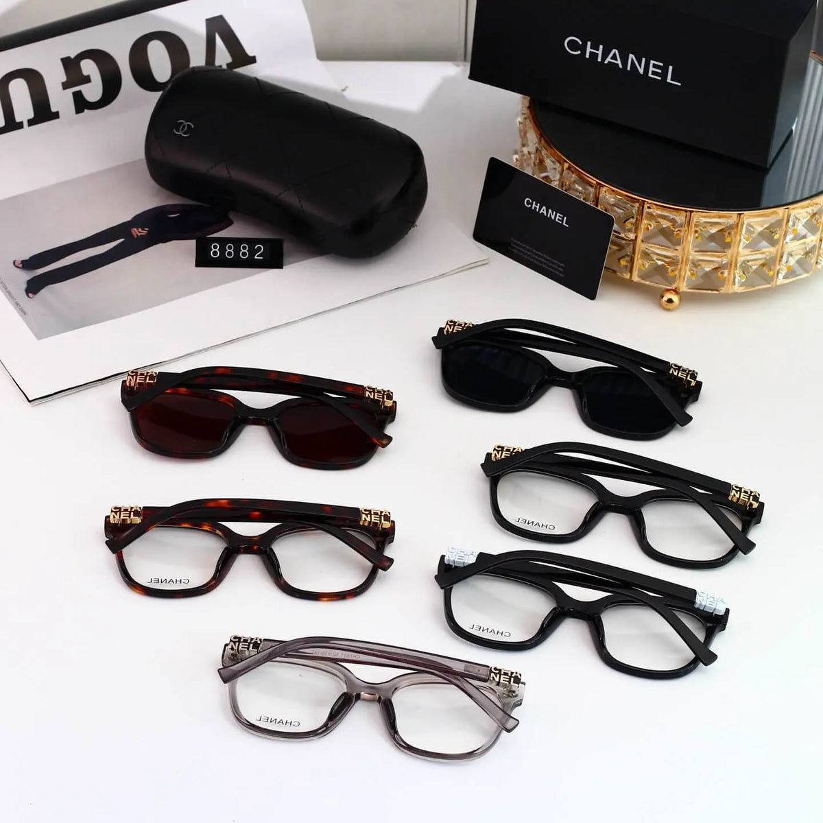 Logo Literary Square Sunglasses