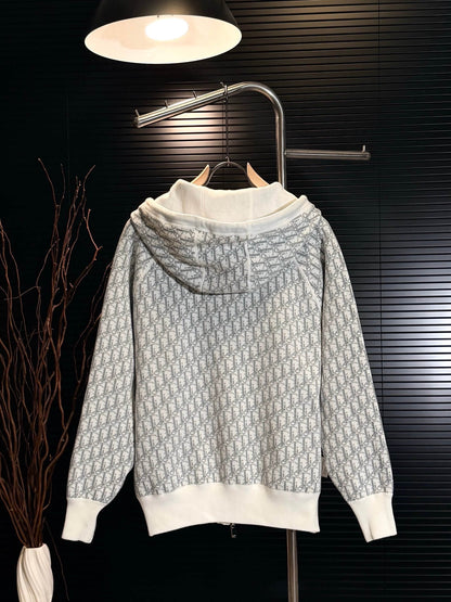 Reversible Vintage Jacquard Cashmere Jacket