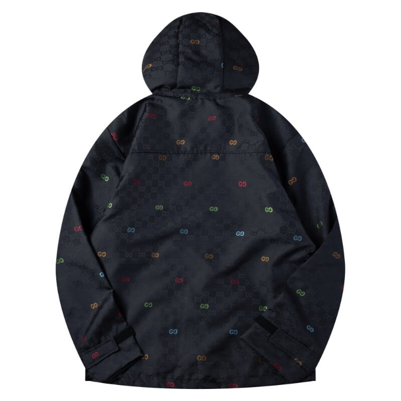 Colorful Double G Embroidered Jacket