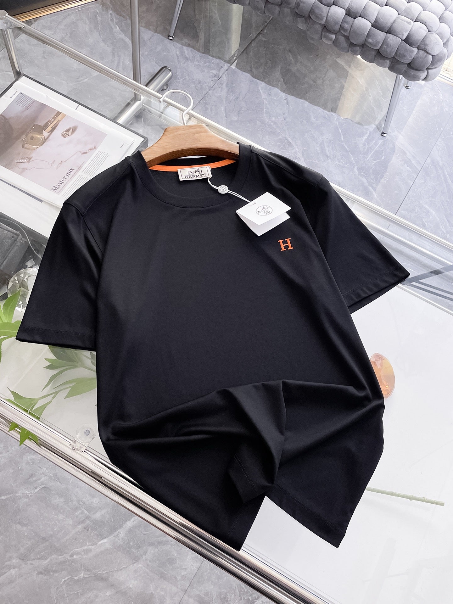 Hermès Embroidered T‑shirt