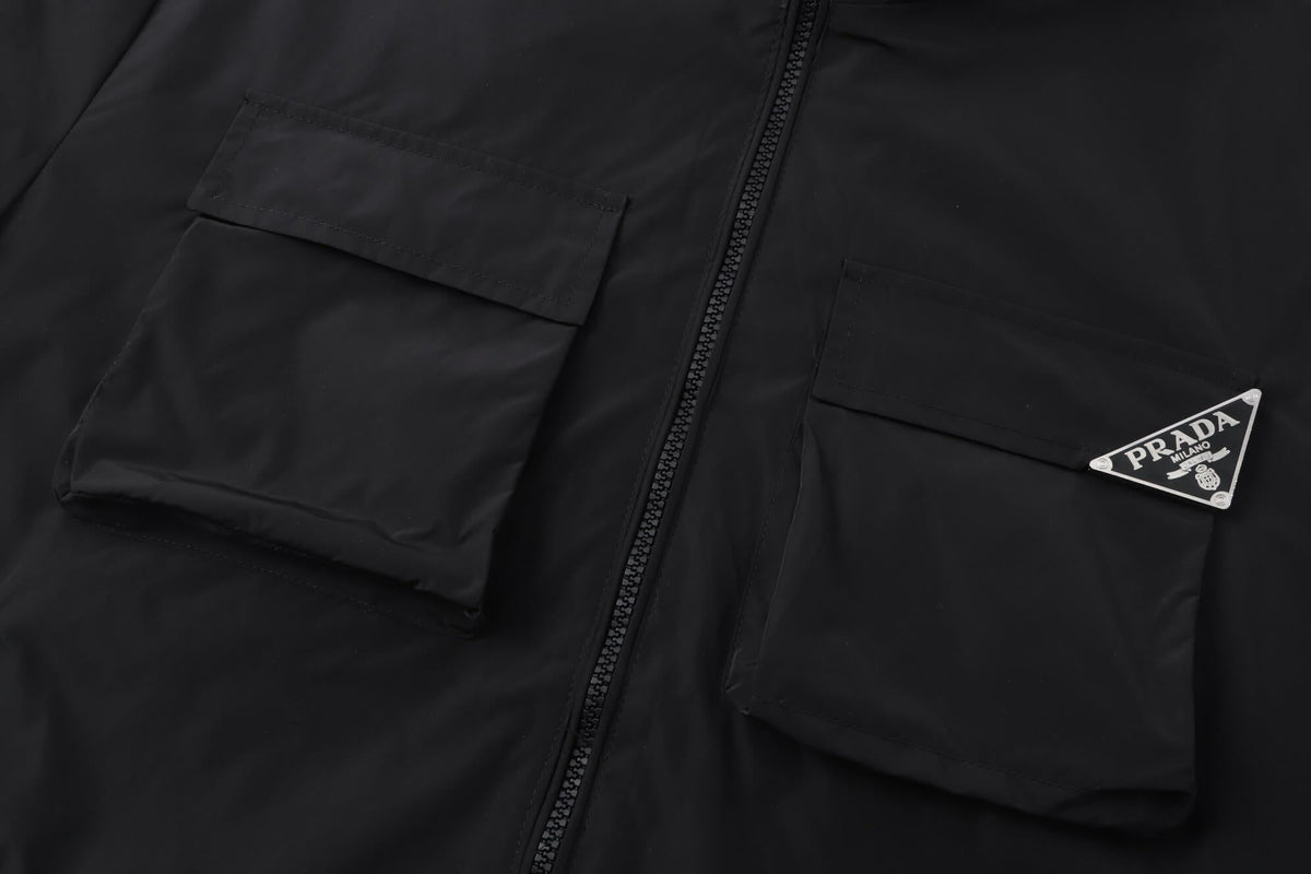Detachable Hood Design Jacket
