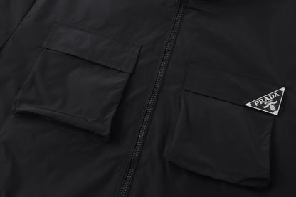 Detachable Hood Design Jacket