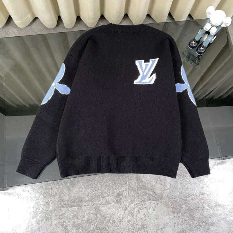 Louis Vuitton.Classic Jacquard Knit Wool Sweater