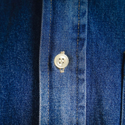 Pocket Label Denim Shirt Jacket