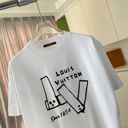 Letter Print  T‑Shirt