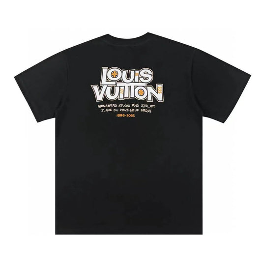 Front And Back Print T Shirt