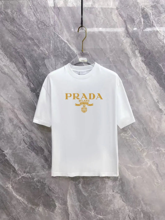 Gold Badge Print  T‑Shirt