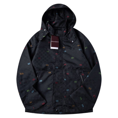 Colorful Double G Embroidered Jacket
