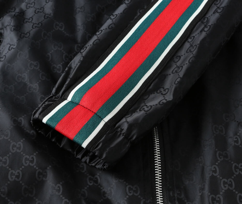 Stripe Casual Hooded Jacket