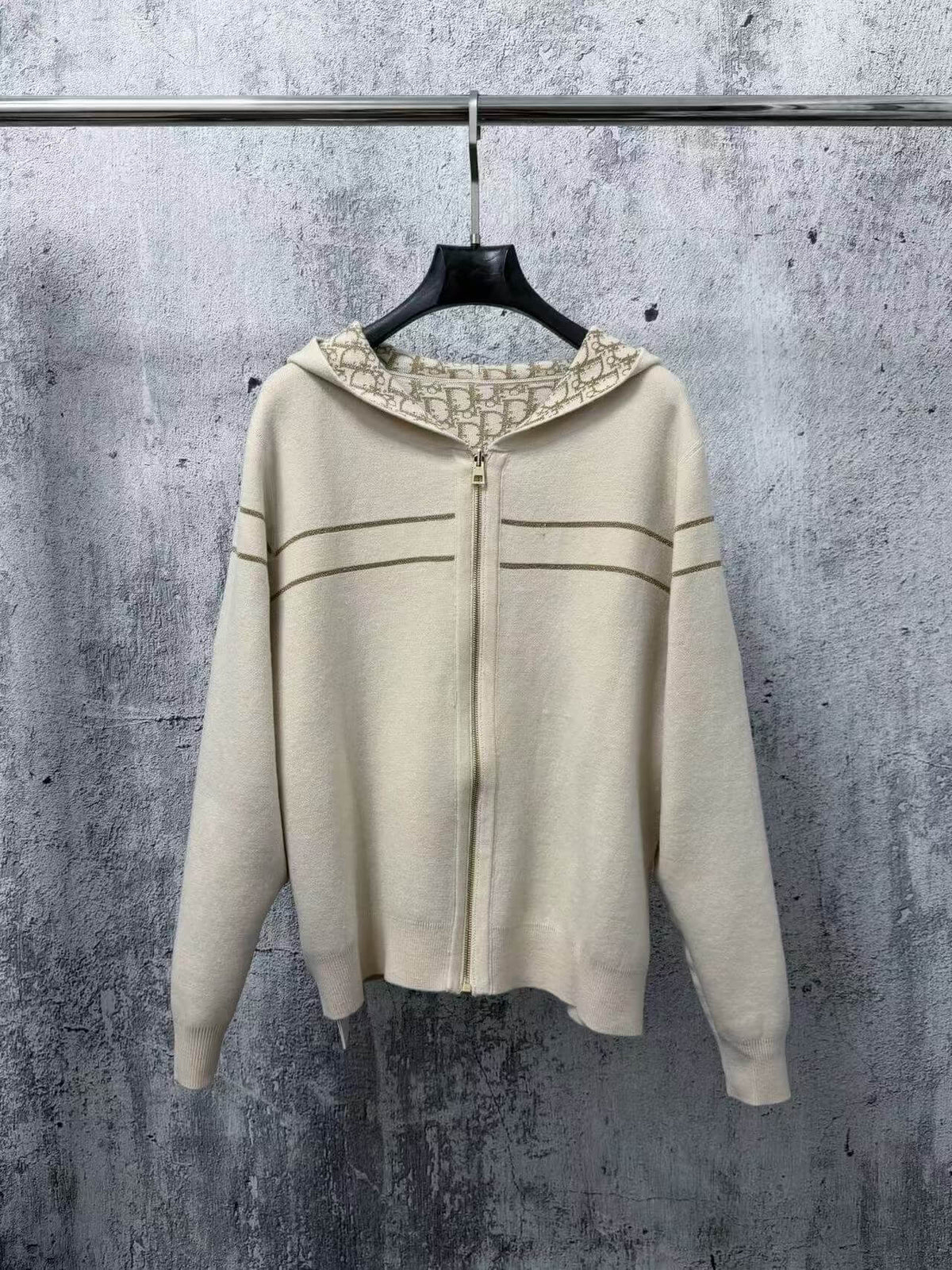 All-Over Jacquard Reversible Jacket