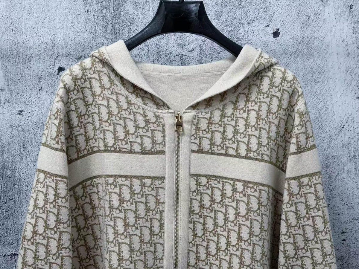 All-Over Jacquard Reversible Jacket