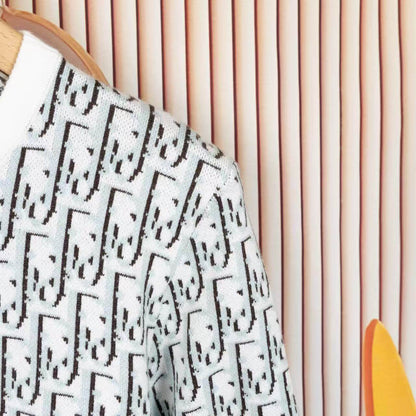 All-Over Jacquard Sweatshirt