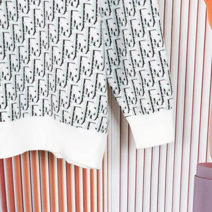 All-Over Jacquard Sweatshirt