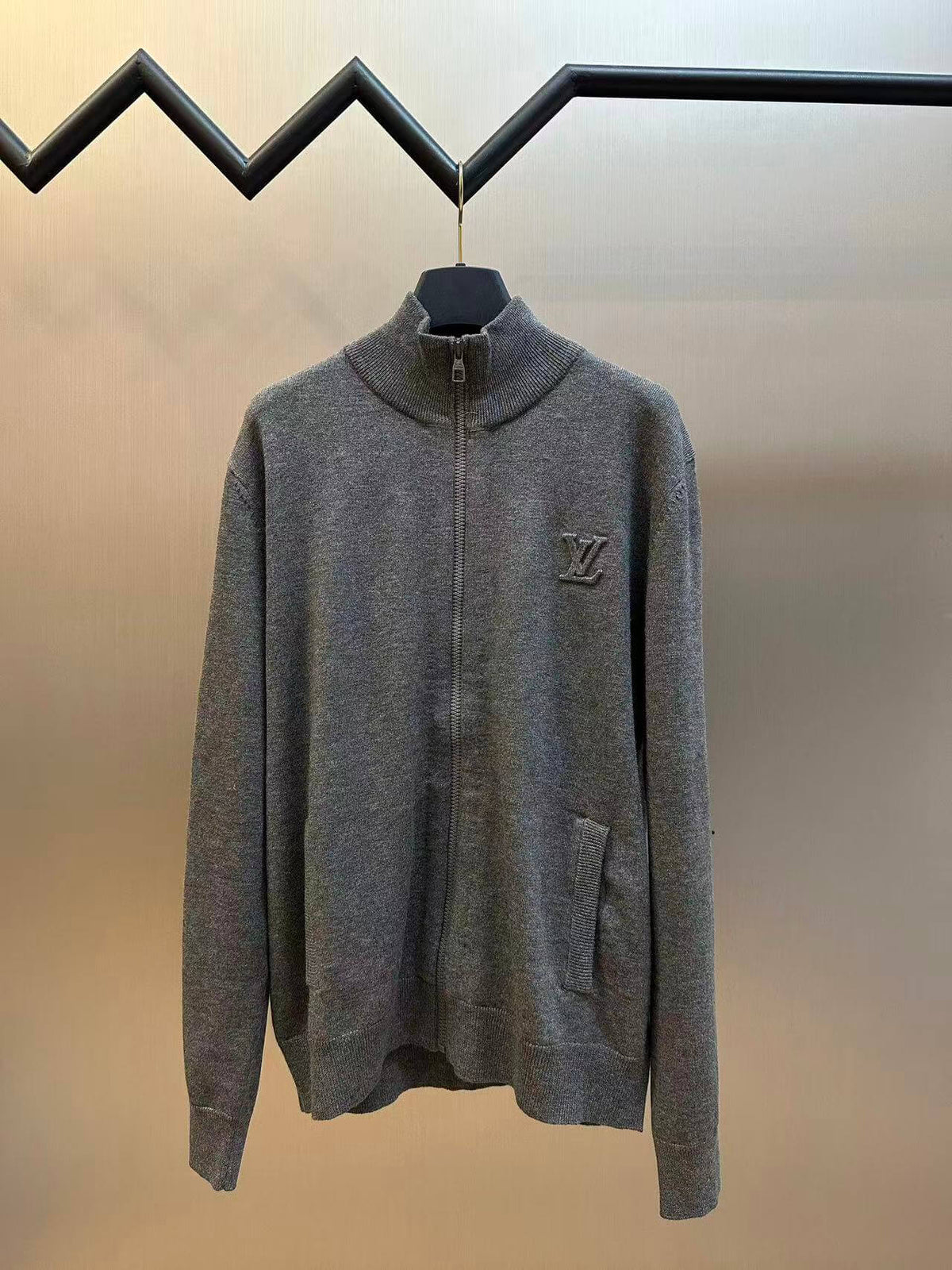 Classic Embossed Knit Jacket