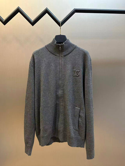Classic Embossed Knit Jacket