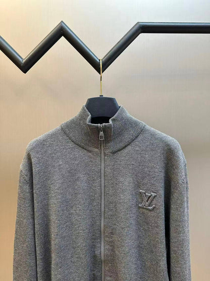 Classic Embossed Knit Jacket