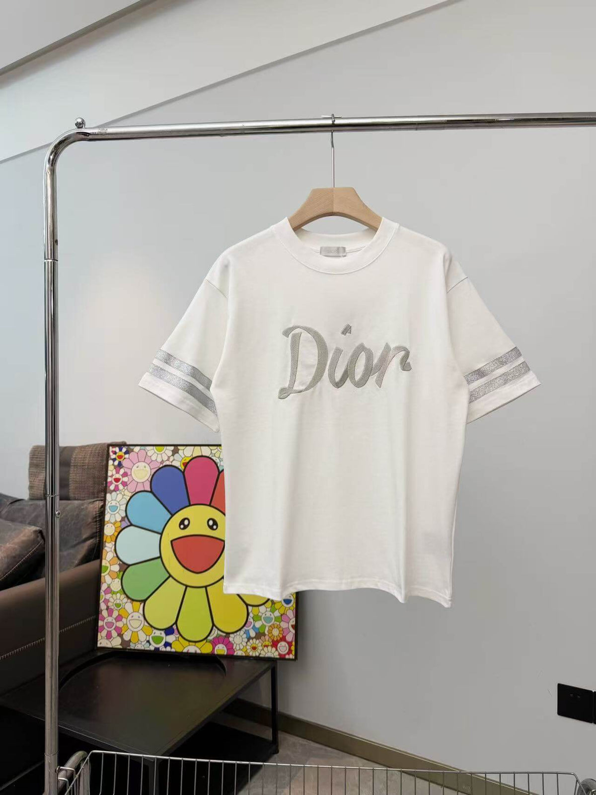 Striped Sleeve T-Shirt