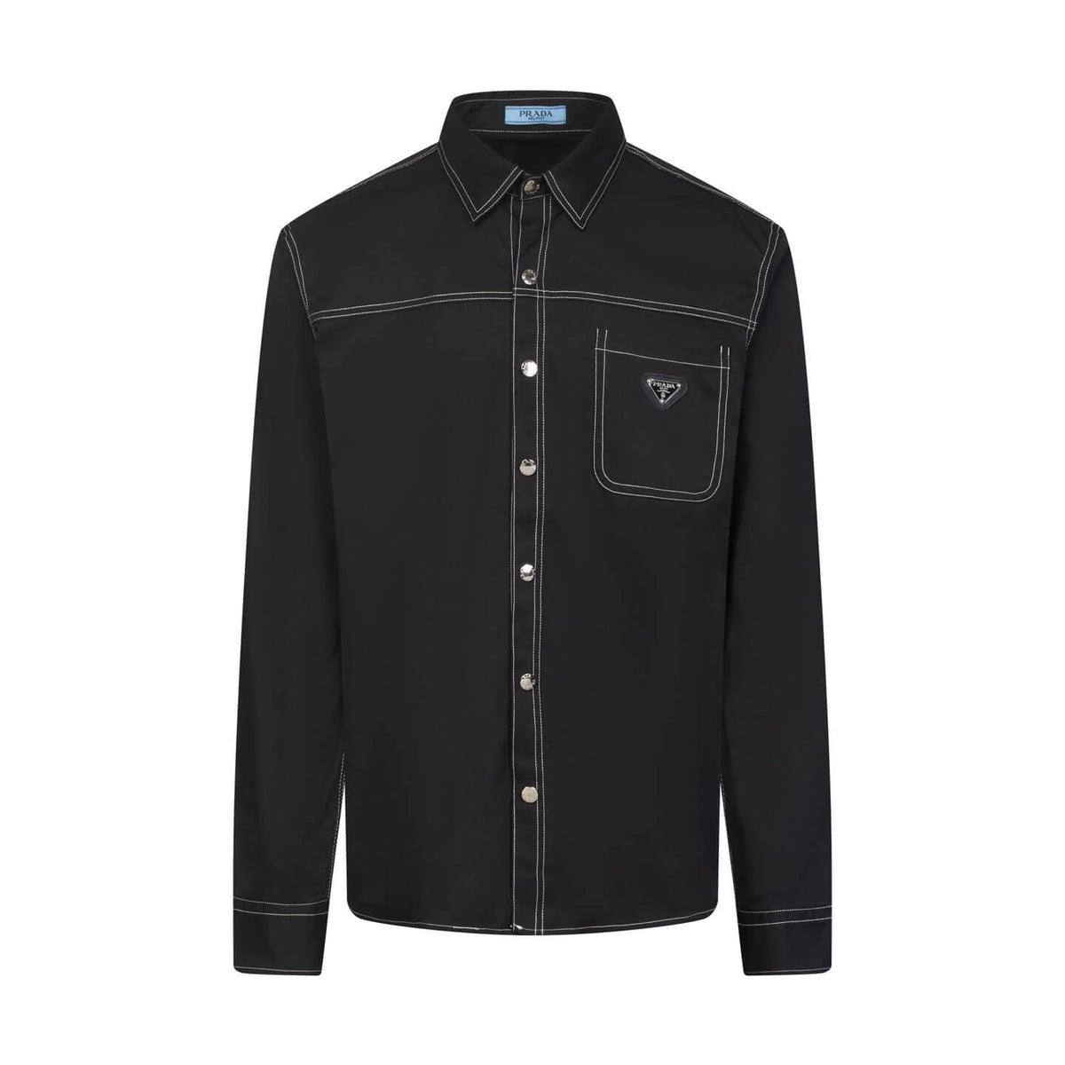 Stitch Detail Shirt Jacket