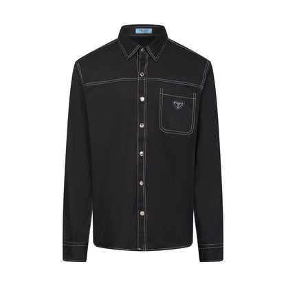 Stitch Detail Shirt Jacket