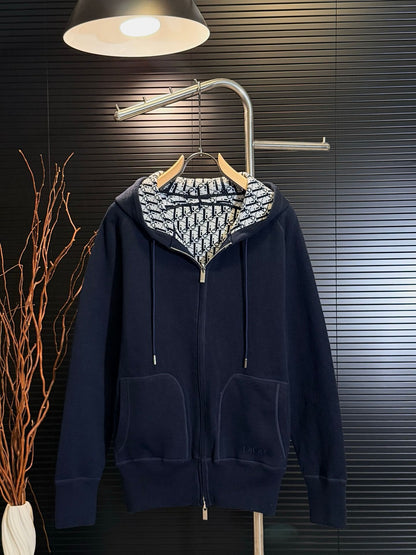 Reversible Vintage Jacquard Cashmere Jacket