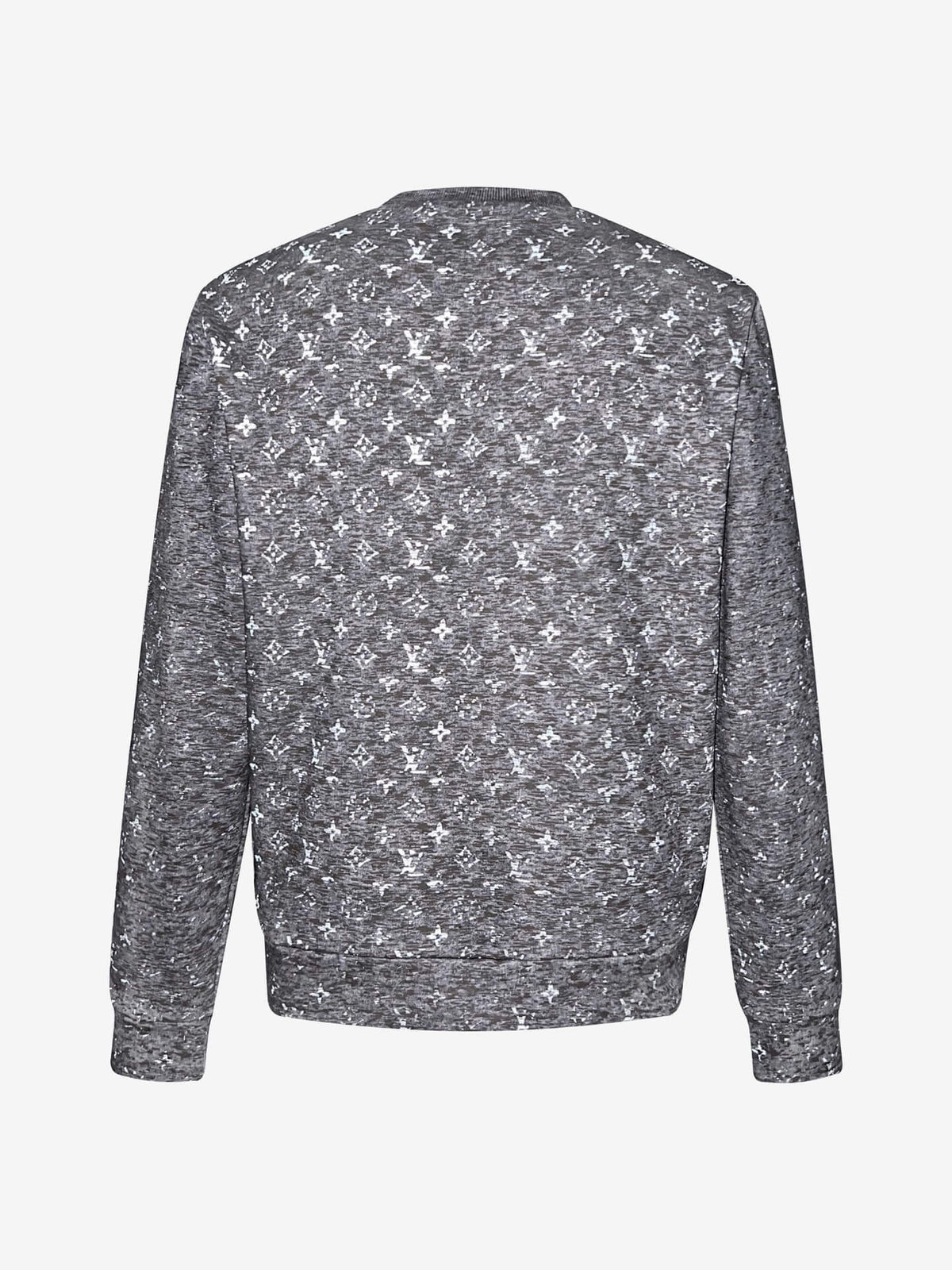 Grey All-Over Print Sweatshirt