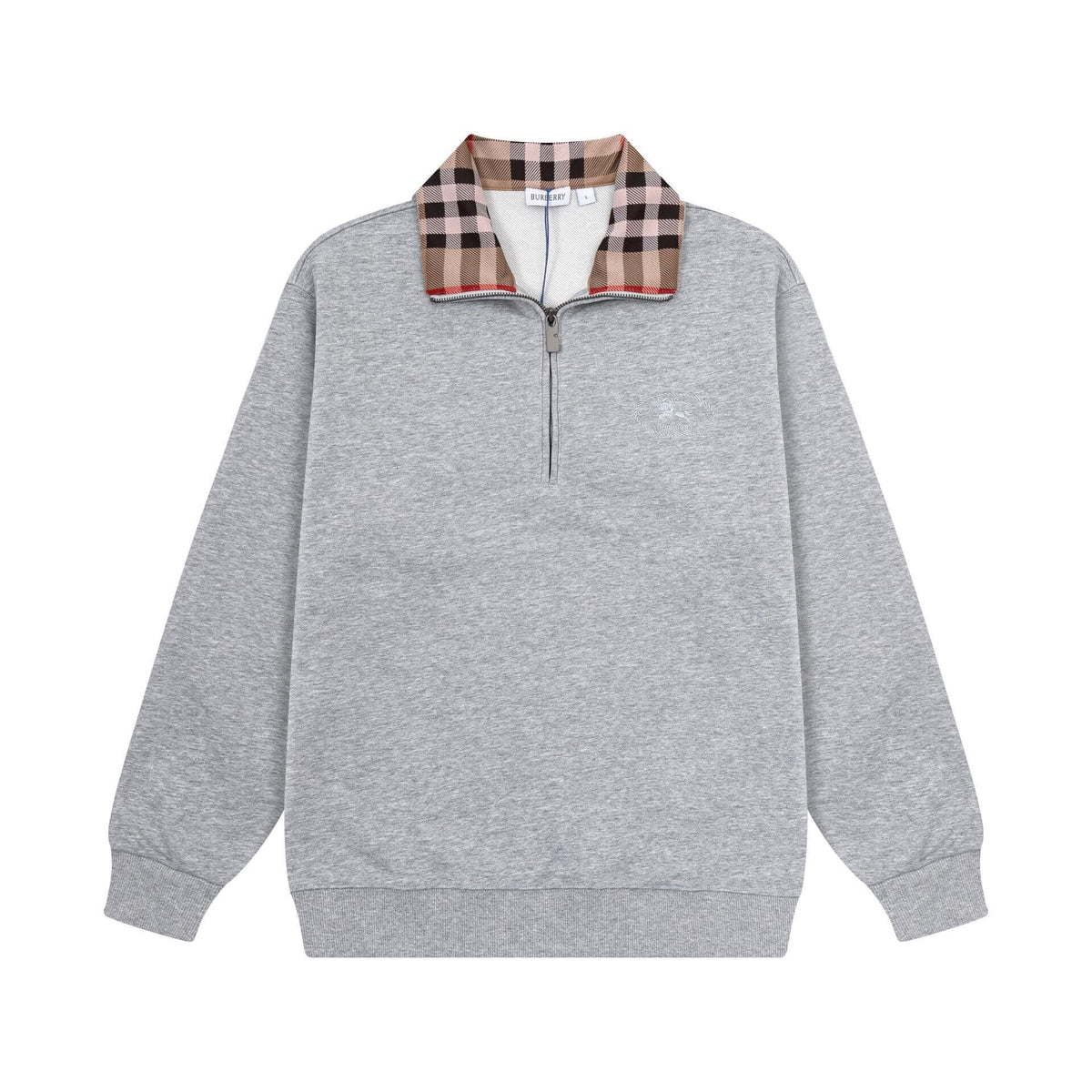 Classic Striped Collar Sweatshirt