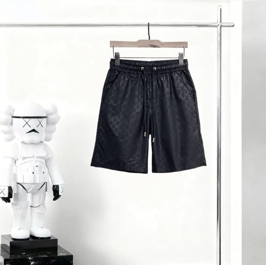 Subtle‑Print Casual Five‑Point Short