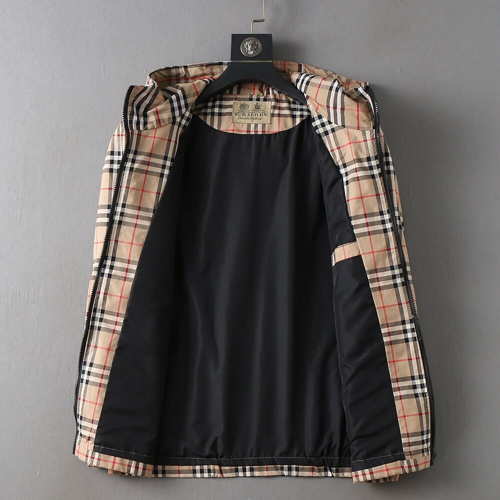 Vintage Plaid Drawstring Hooded Jacket
