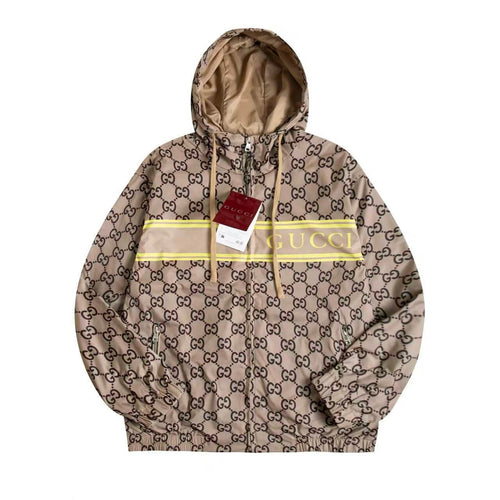 Double G All-Over Print Hooded Jacket