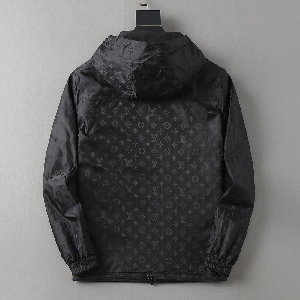Monogram Lined Reversible Hooded Jacket