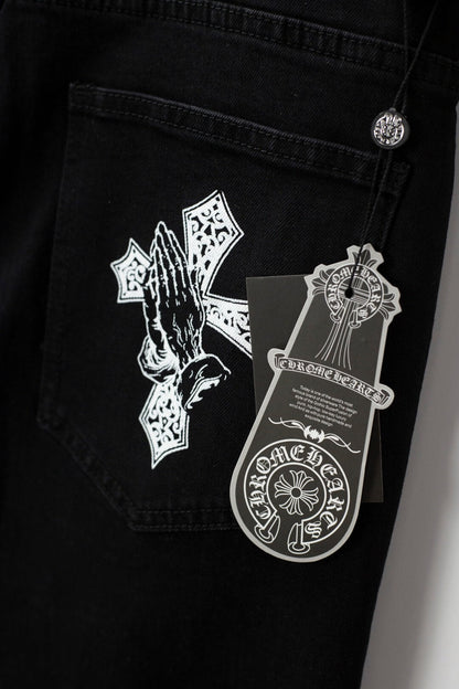 Heavy‑Wash Denim Jeans