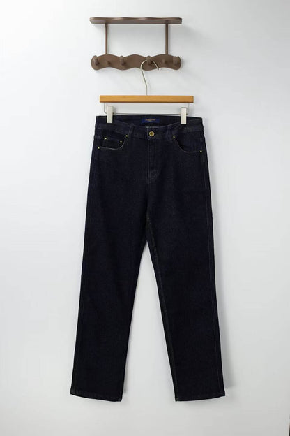 Pocket All‑Over Print Jeans