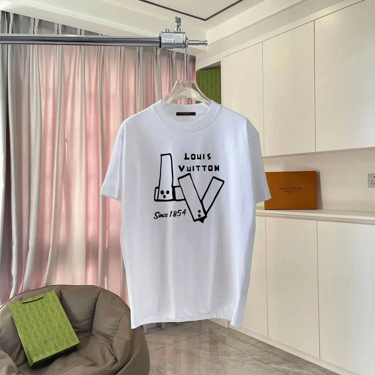 Letter Print  T‑Shirt
