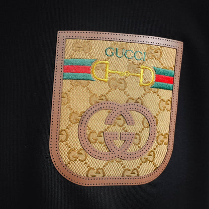 Pocket Vintage Patch Crewneck Sweatshirt