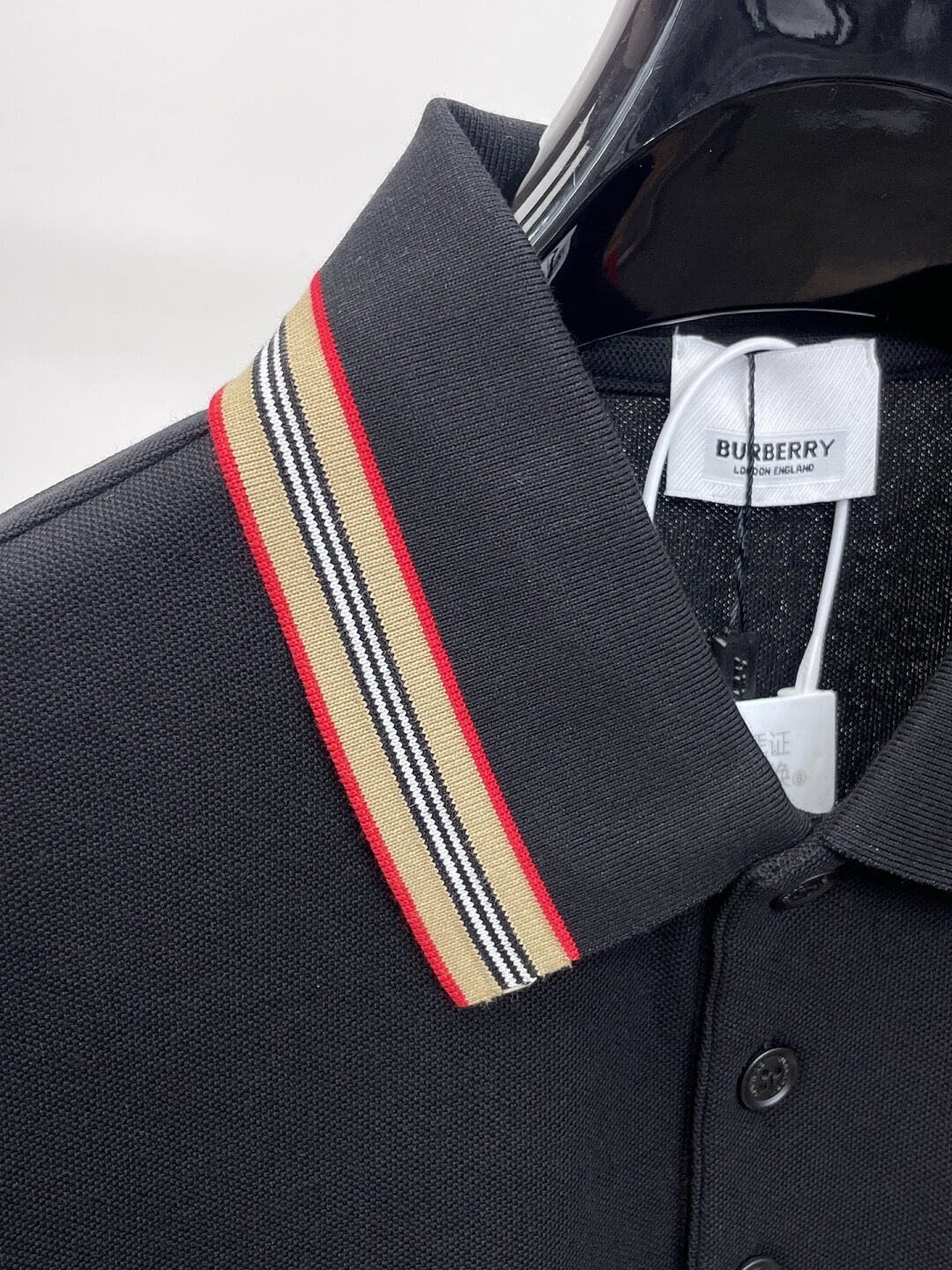 Collar‑Striped Design Polo Shirt