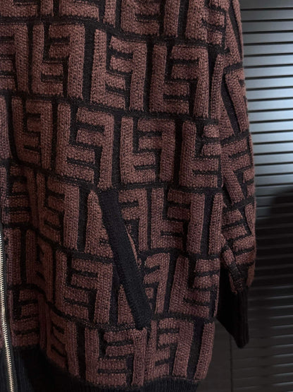Knit Zip-Up Jacket