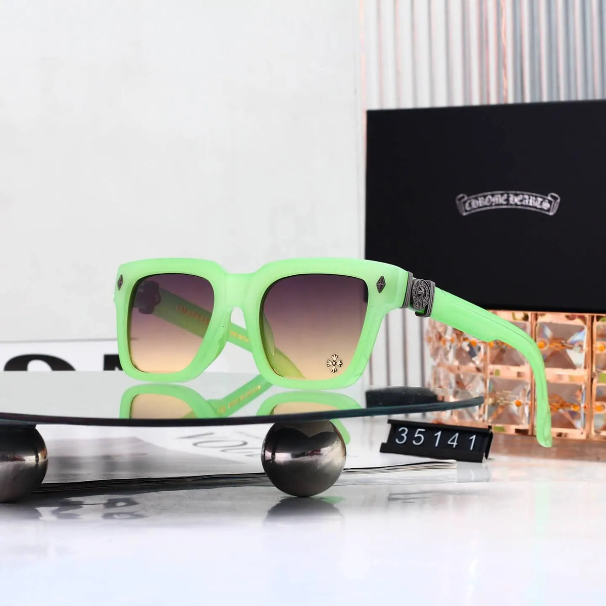 Vintage Thick Square Fashion Sunglasses
