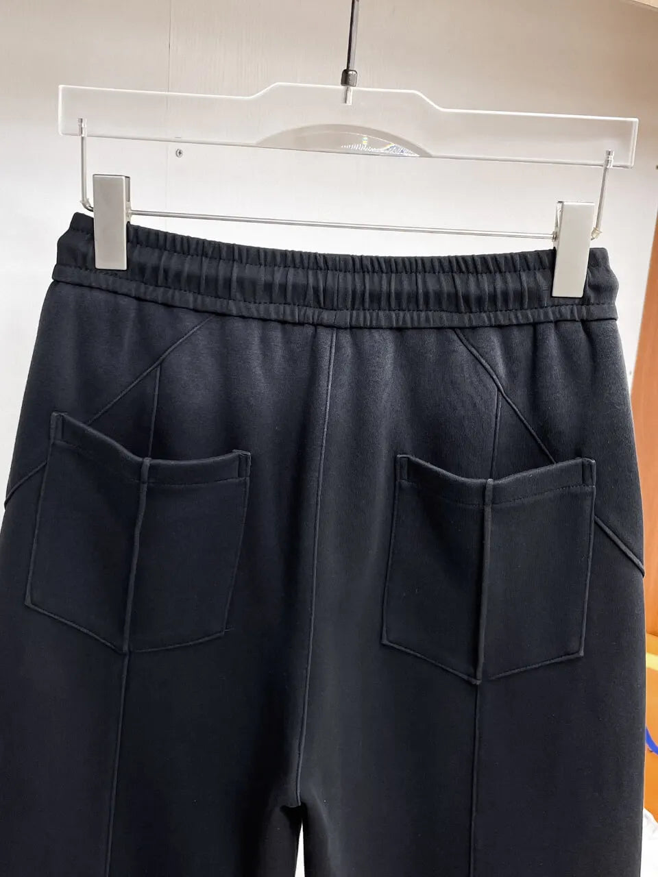 Dual‑Embossed Logo Relaxed Fit Pants