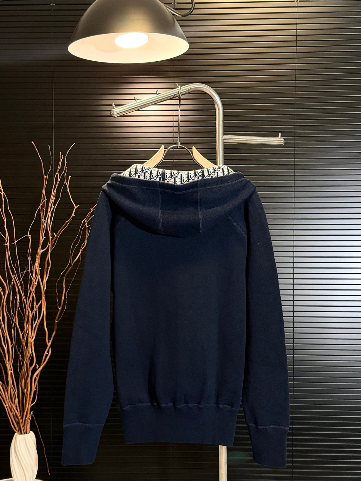 Reversible Vintage Jacquard Cashmere Jacket
