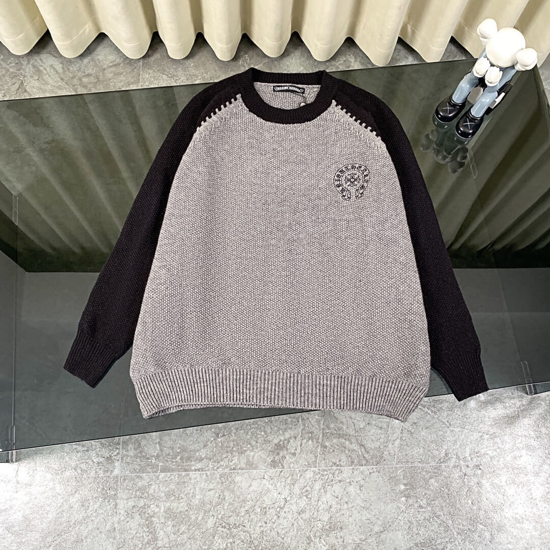 Sanskrit Cross Embroidered Sweatshirt