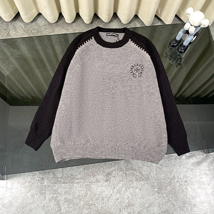 Sanskrit Cross Embroidered Sweatshirt